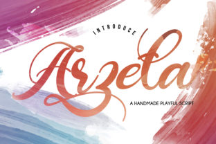 Arzeta Font: A Dynamic Calligraphic Typeface for Modern Design