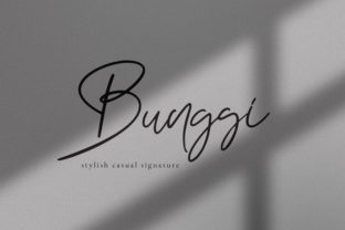 Bunggi Signature: A Modern Script for Real Design Work