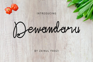 Dewandaru Font: A Playful Handwritten Typeface with Personality and Purpose
