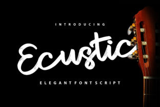 Ecustic: A Handwritten Font That Fits Your Workflow—Not the Other Way Around