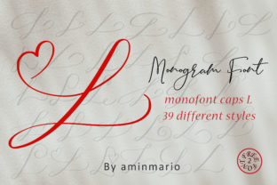 Monogram L Monofont Caps L: A Purpose-Built Collection for Distinctive, Handcrafted Capital L Monograms