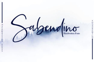 Sabendino: A Refined Handwritten Script for Elegant Typography