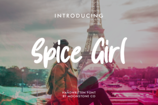 Spice Girl: A Sweet, Handwritten Font That Feels Like a Smile on Paper