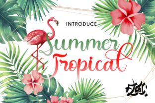 Summer Tropical: A Vibrant Handwritten Font