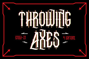 Throwing Axes: A Bold Blackletter Font for Cutting-Edge Visual Identity